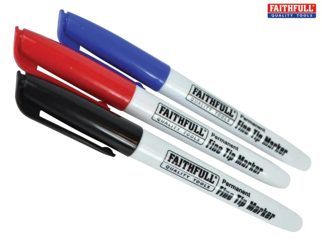 Fibre Tip Marker Pen Mixed (Pack 3) – O'Tooles Tools