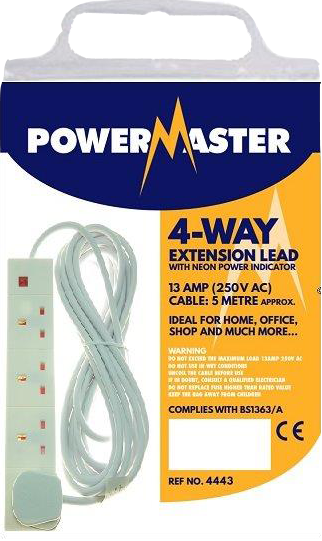 Buy Powermaster 25M 220V Cable Reel Extension Lead online - Tadhg O'Connor  Ltd.