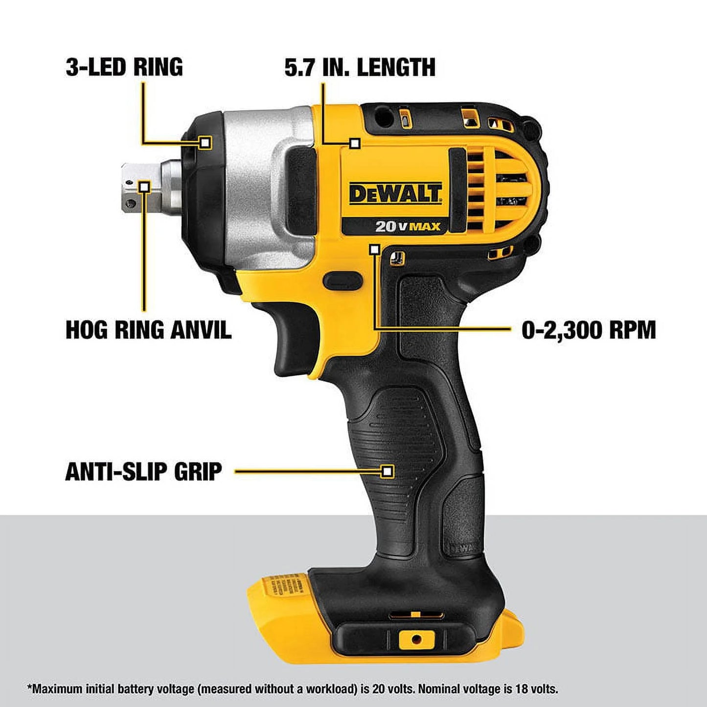 XR Compact Impact Wrench 18V