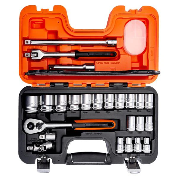 Bahco 1/2in Drive Socket Set - 24pc