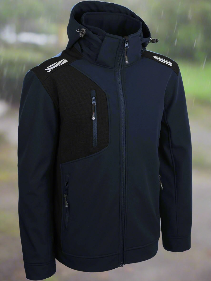 VINTAM Waterproof Softshell jacket - Navy