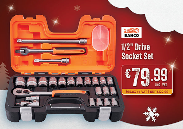 Bahco 1/2in Drive Socket Set - 24pc