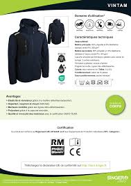 VINTAM Waterproof Softshell jacket - Navy