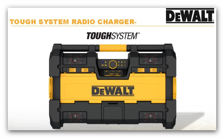 Dewalt 18v discount radio charger toughsystem