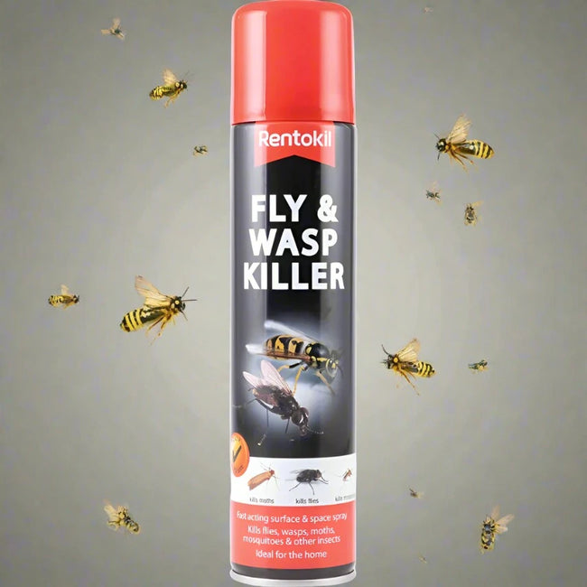 Rentokil Fly and Wasp Killer 300ml Aerosol